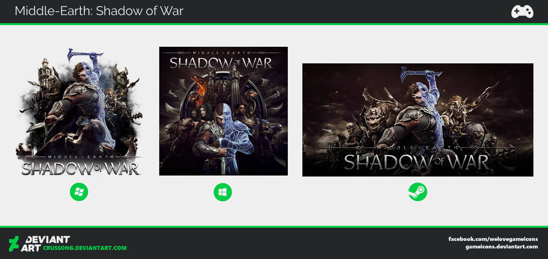 Middle Earth Shadow Of War Icon By Crussong On Deviantart Middle Earth Shadow Of War Icon By Crussong On Deviantart