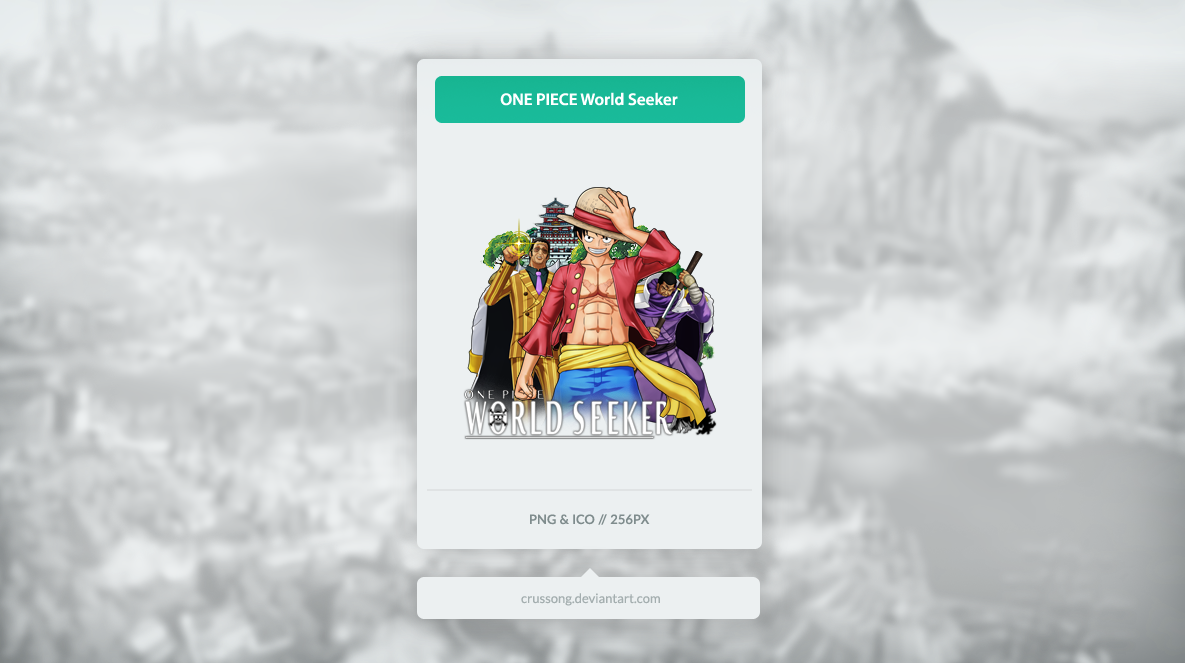ONE PIECE World Seeker - Icon by Crussong on DeviantArt