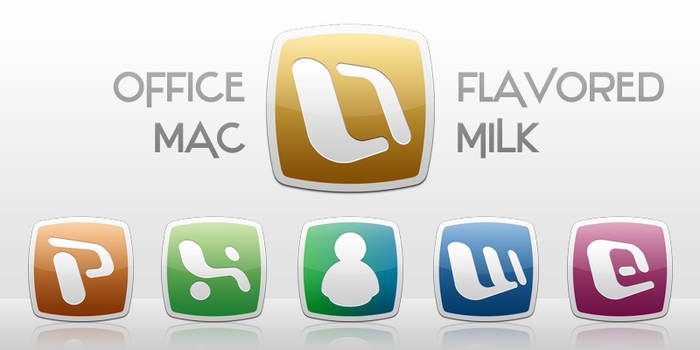 Office:Mac Flavored Milk Icons