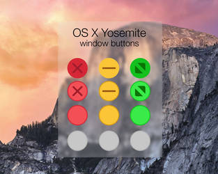 OSX Yosemite window buttons