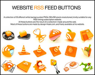 RSS feed button pack