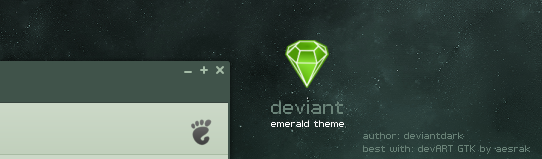 deviant emerald theme