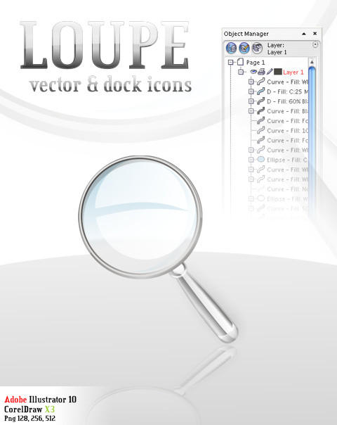 Loupe Vector and Dock Icons by tiburi on DeviantArt