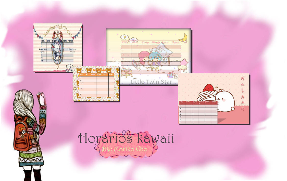 Horarios Kawaii by MorikoCho on DeviantArt