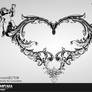 Ornate Vector Heart