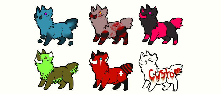 DEMON WOLF ADOPTS OP3N by MostlyAdopts on DeviantArt