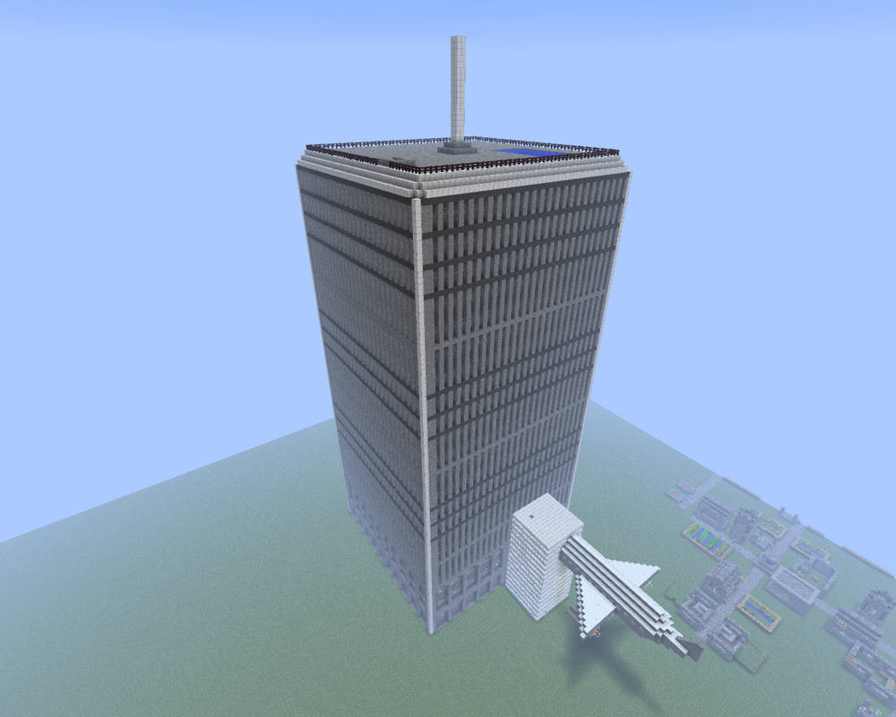 Minecraft World Trade Center by ThePonyMuseum on DeviantArt