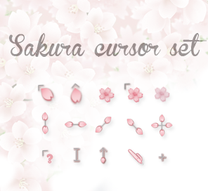 Cursor Set: Sakura