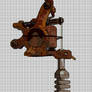 Tattoo Machine Cross Stitch Chart