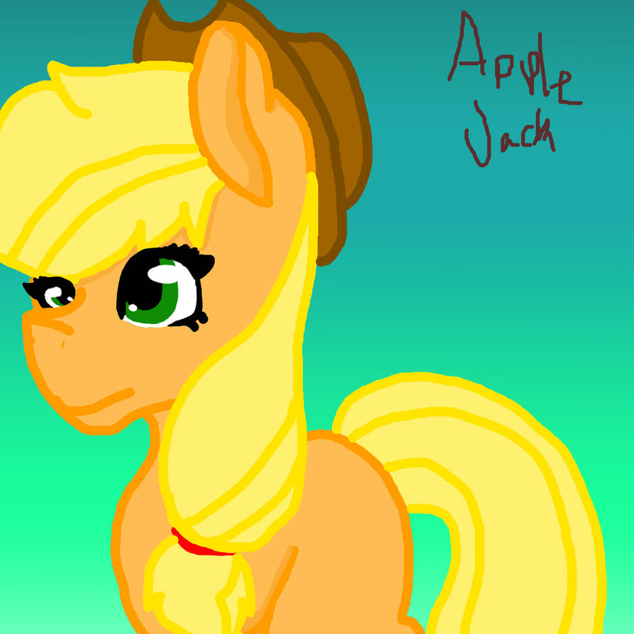 Mlp Apple Jack by NighttimeEcho1 on DeviantArt