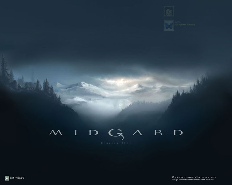 Midgard LoginScreen 1