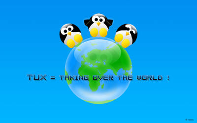 Tux wallpaper revised