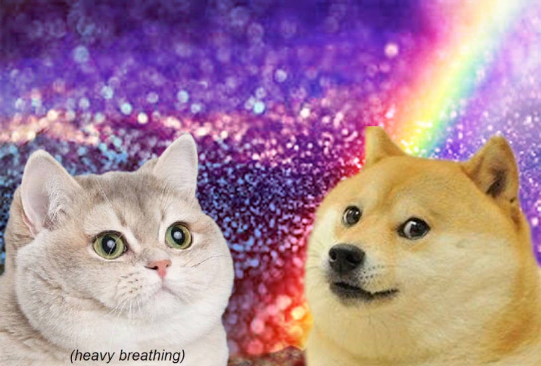 Heavy Breathing And Wow Doge Meet By Queenchoconator On Deviantart