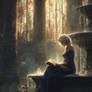 Serene Reflections: A Moment of Solitude