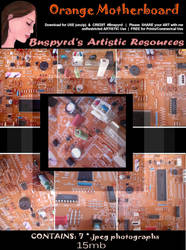 Bnspyrd STOCK-PACK Orange Motherboard