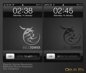 Deus Ex Human Revolution Belltower iOS Wallpaper by Titch-IX