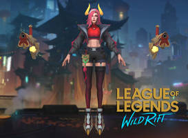 Wild Rift - Lunar Beast Miss Fortune