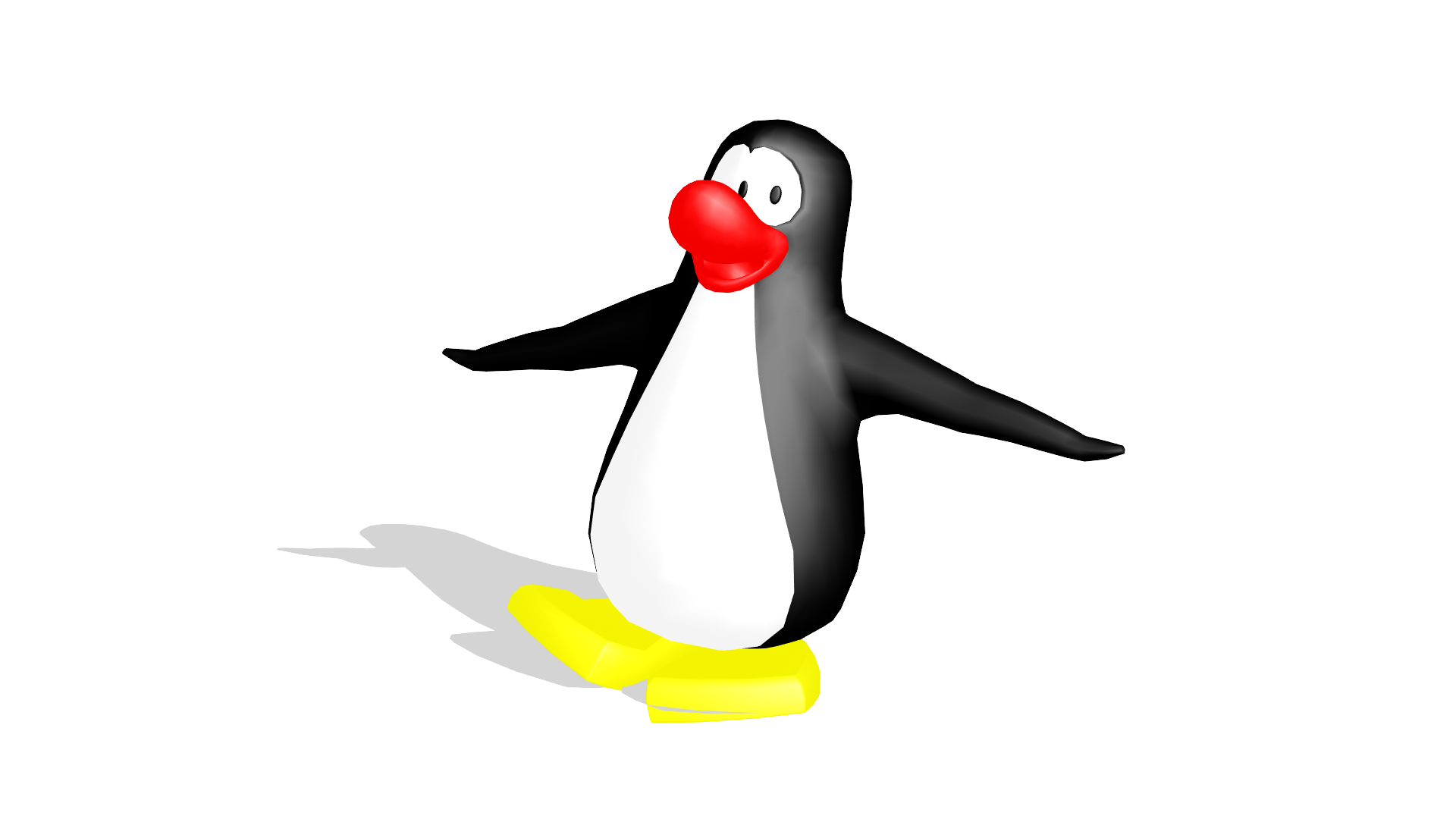 Penguin (Club Penguin) - Download Free 3D model by timeforrick  (@timeforrick) [646e334]