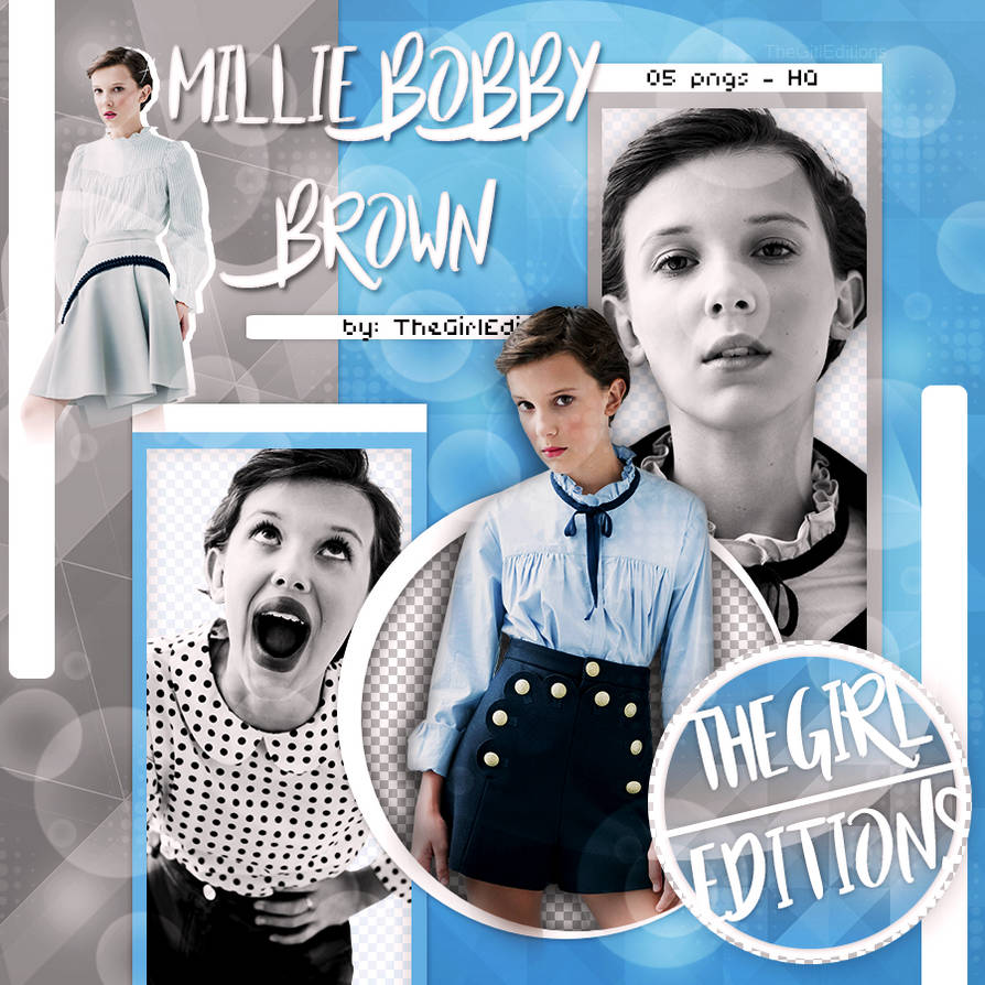 Millie Bobby Brown Photopack Png by TheGirlEditions on DeviantArt
