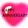 happy anniversary- click heart