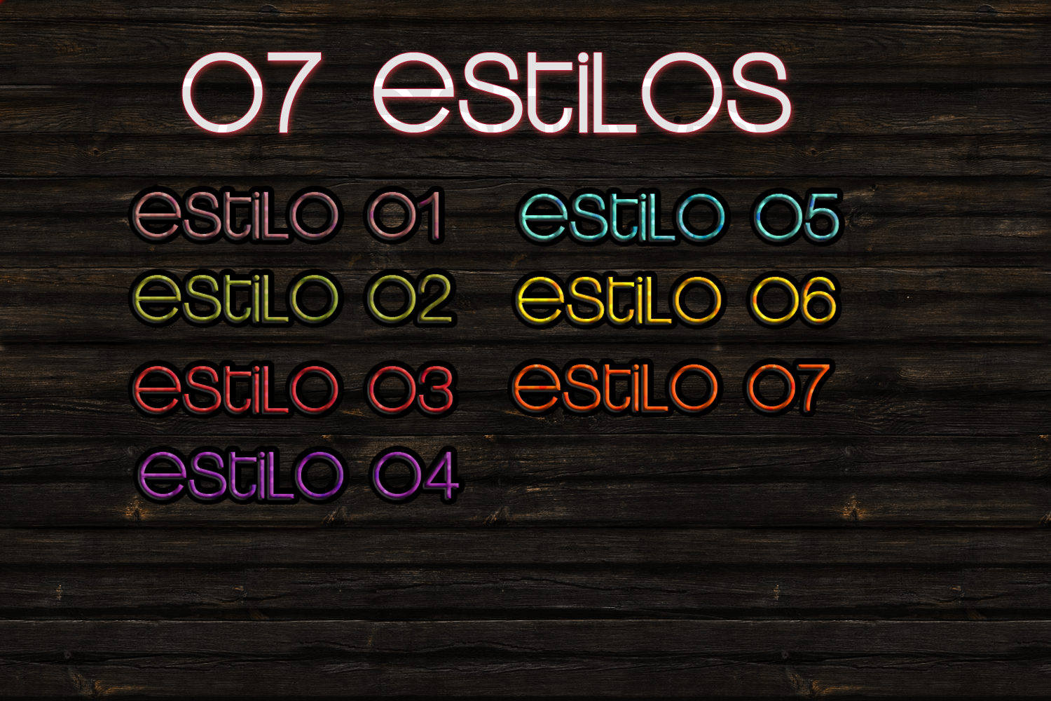 O7 Estilos