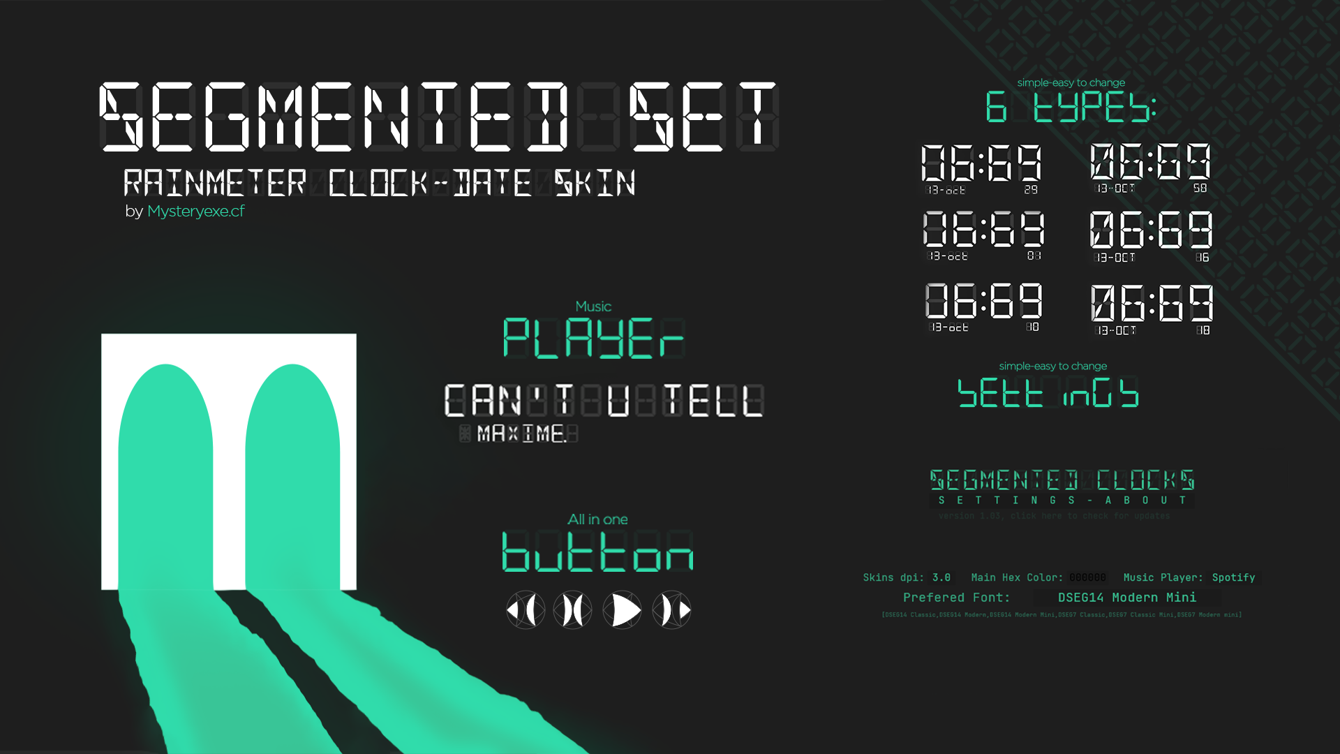Segmented Clocks 1.03 (opensource)