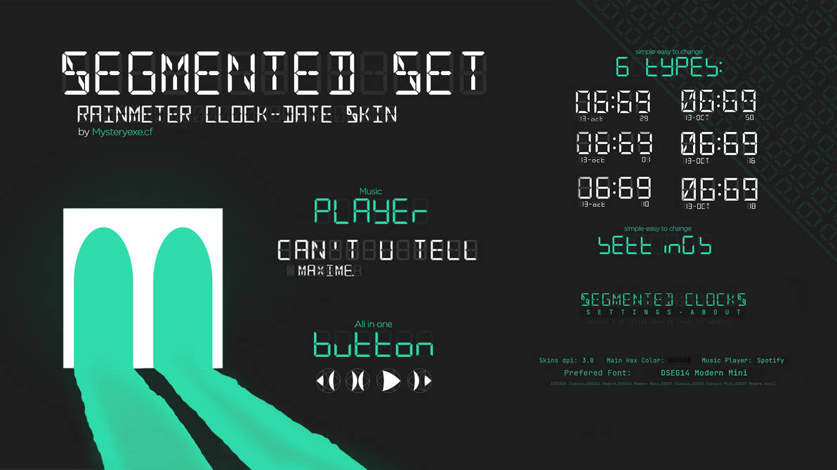 Segmented Clocks 1.03 (opensource) by amiraligan on DeviantArt