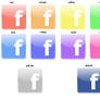 Facebook Icons - Glossy
