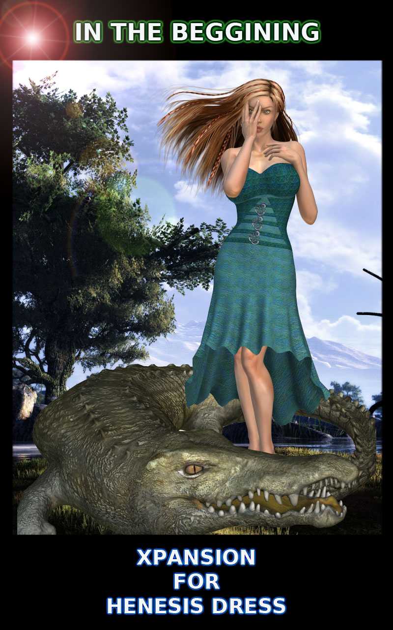 IN THE BEGINING for Henesis Dress - FANCY GATOR