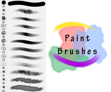 Realistic Paint Brushes by Stalcry
