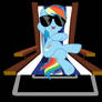Vector #566 - Dashie Chillaxing