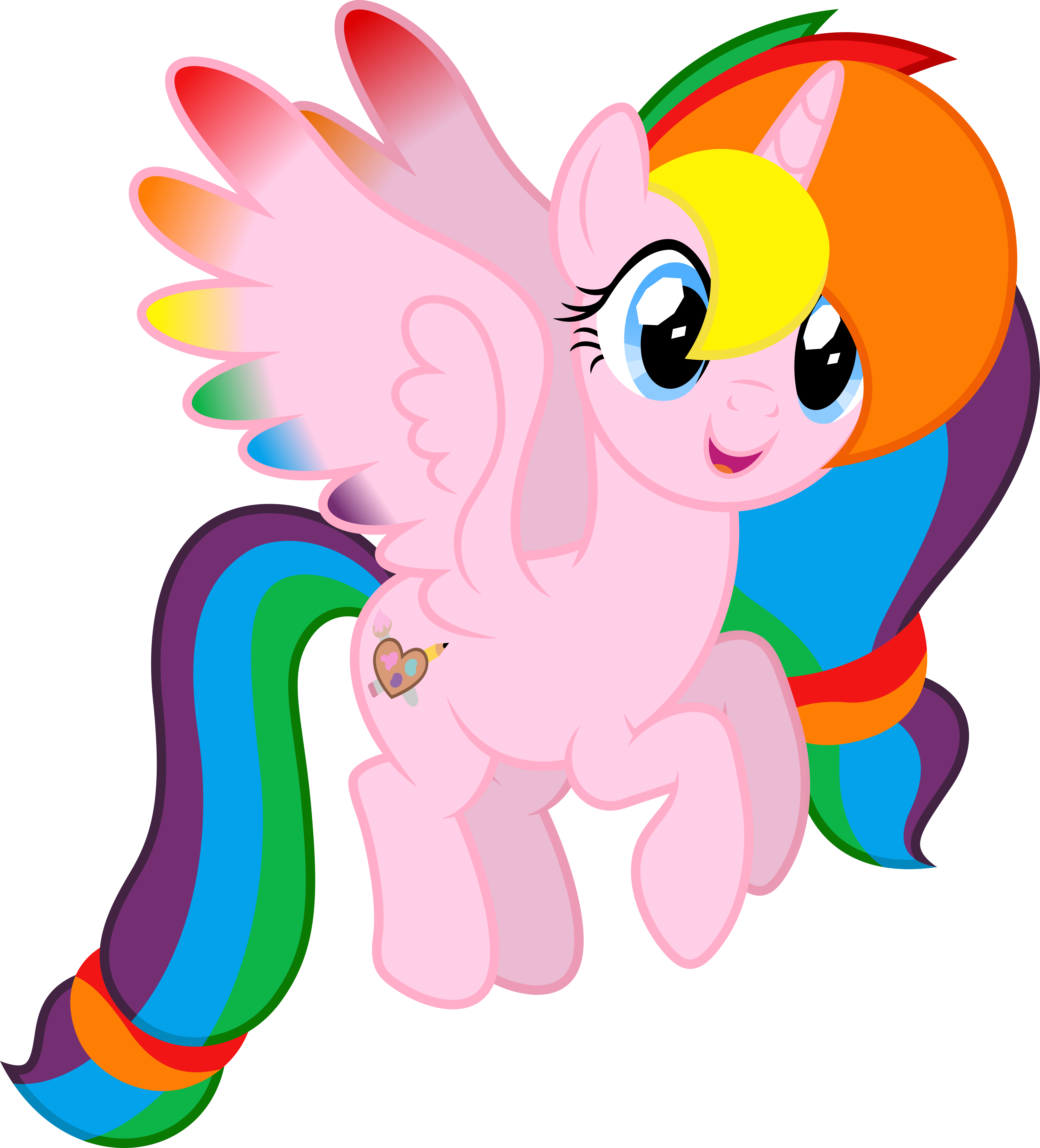 Vector #594 - Rainbow Splash by DashieSparkle