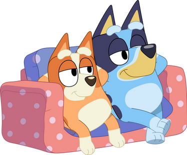 Vector#1102 - Heeler Sisters Relaxing
