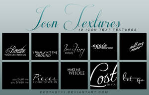 10 Icon Textures: Text