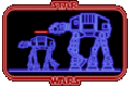 Star Wars AT-AT Walkers Neon Stamp by CassieCros13