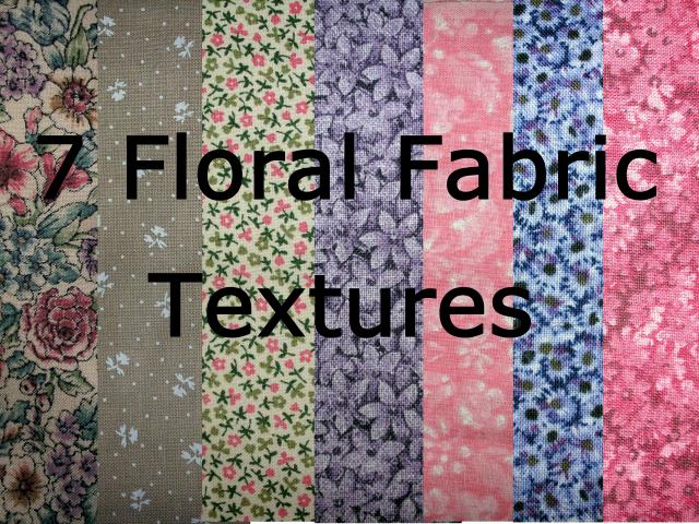 7 Floral Fabric Textures