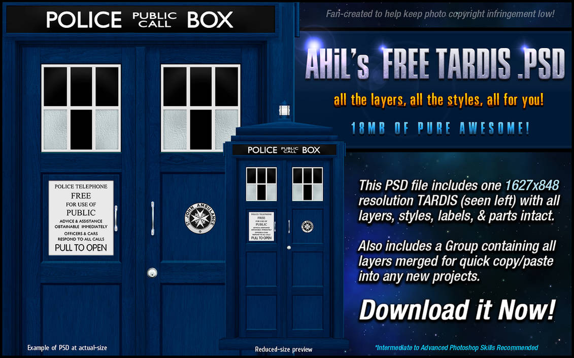 AHiL's TARDIS PSD by JesseLax on DeviantArt