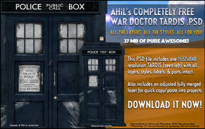 AHiL's War Doctor TARDIS PSD