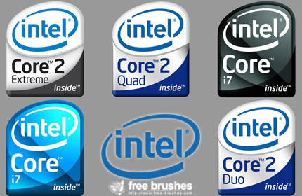 Intel S Processor Logos By Free Brushes On Deviantart