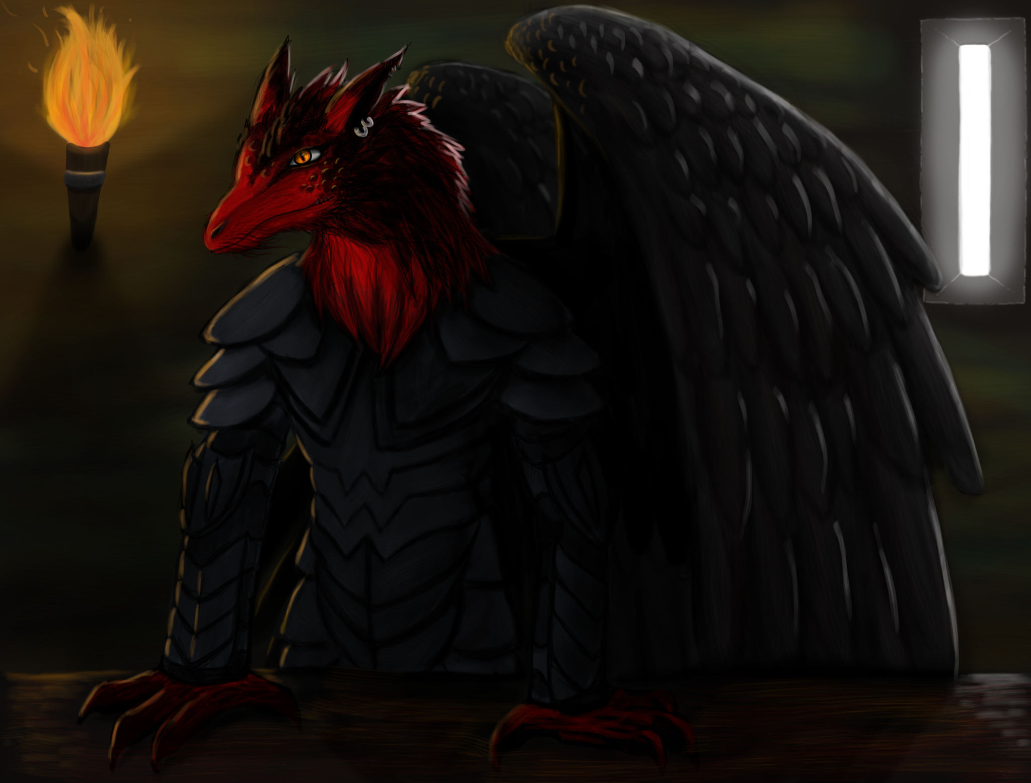 Dragonborn Warrior by PurpleDragonFury on DeviantArt