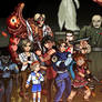 Resident Evil 2 Animated Pixel Scene
