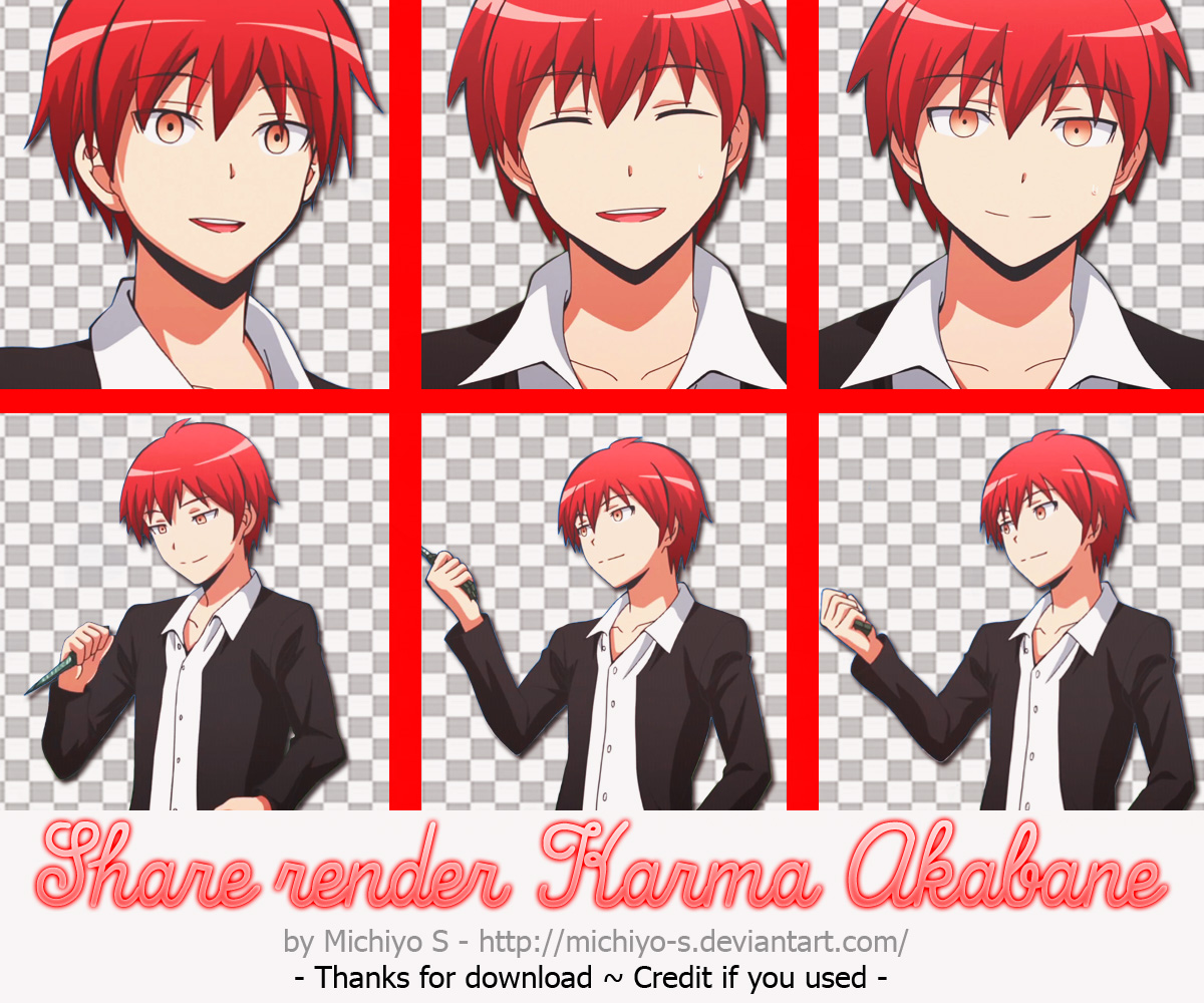 6 Render Karma Akabane by Michiyo-S on DeviantArt 6 Render Karma Akabane by Michiyo-S on DeviantArt
