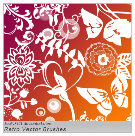 Retro Vector Shapes Brushes