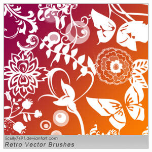 Retro Vector Shapes Brushes