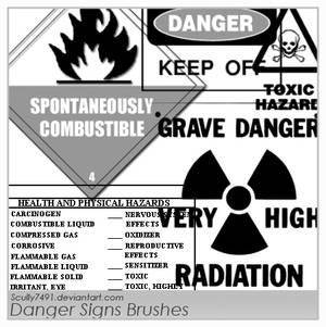 Danger Signs Brushes