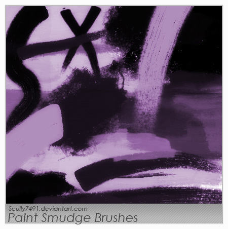 Paint Smudge Brushes by Scully7491 on DeviantArt