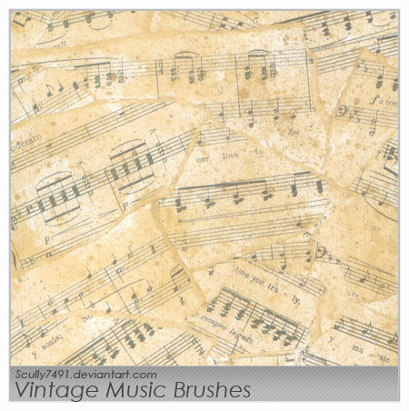 Vintage Music Brushes