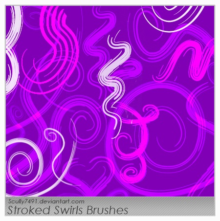 Stroked Swirls Brushes