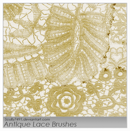 Antique Lace Brushes