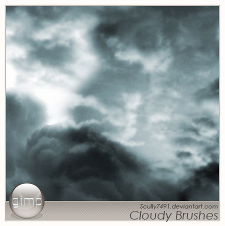 Cloudy Brushes version Gimp